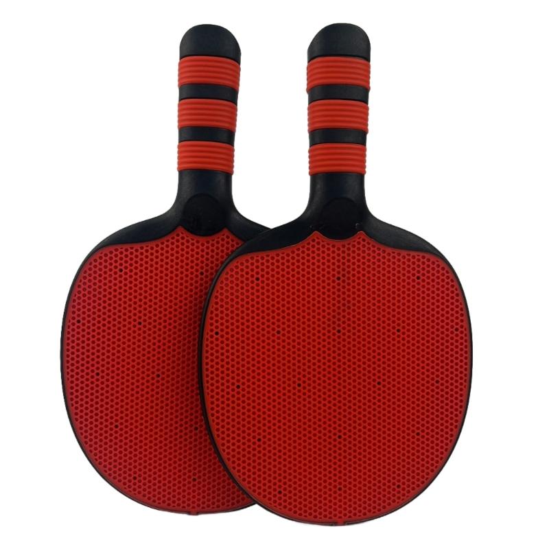 1 Par Equipo de Tenis de Mesa de Goma para Principiantes Set de Paletas de Pingpong Bate de Tenis de Mesa Set de Raquetas de Tenis de Mesa