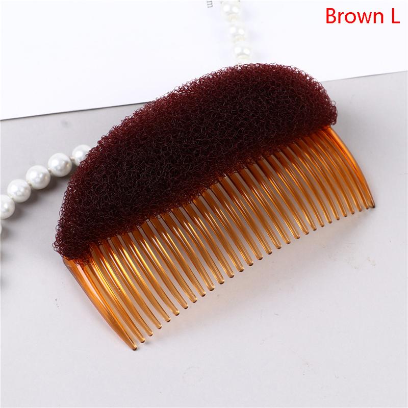 1/2/3/8Pc Black Bump It Up Volume Reusable Hair Fluffy Sponge Hair Base Styling Insert Tool Hair Puff Sponge Clip Hair Bun Maker