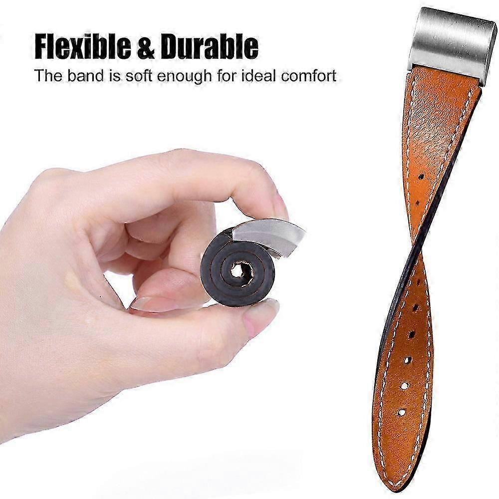 Genuine Leather Replacement Band for Fitbit Charge 2, Comfortable Breathable Wrist Strap, Multiple Colors
