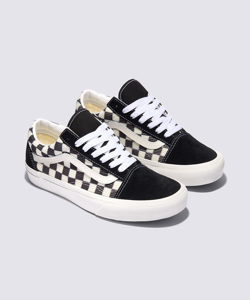 Vans Mesh Check Old School - Check Zwart: Marshmallow / Vn000Cr5Bpo1