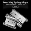 Self-closing Hinge Double Spring Hinge Adjustable Tension Wear-resistant Compact Structure Multi-layer Processing