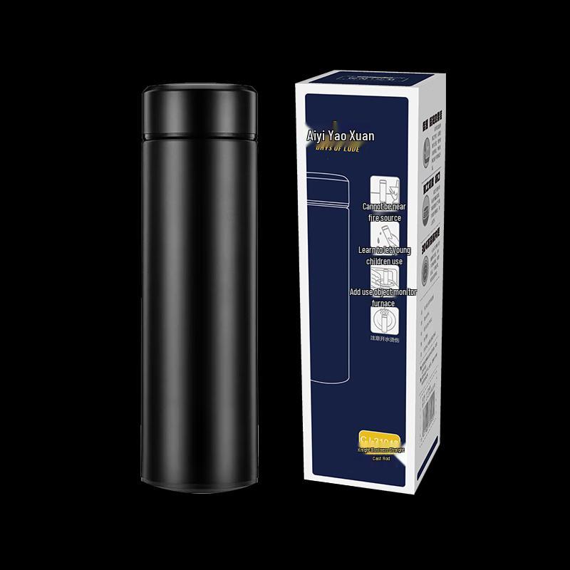 Knight Business 480ML Straight Stainless Steel Thermos Mug