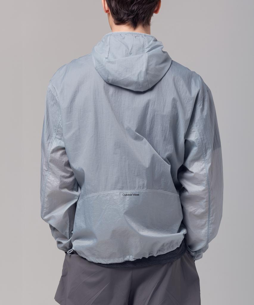 Outdoor Voices Lightweight Packable Windbreaker (Gray)