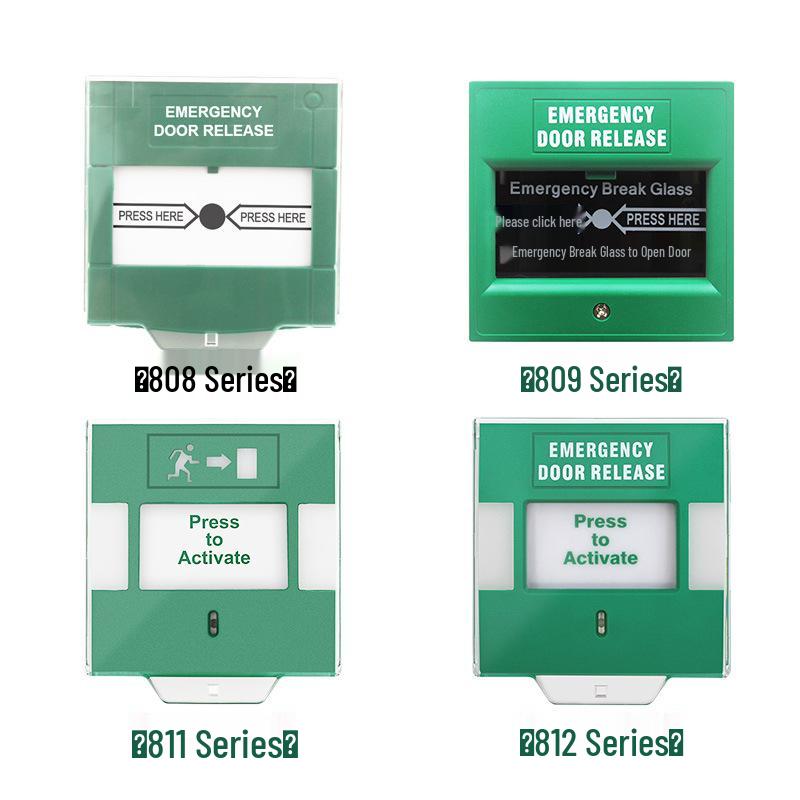 Emergency Exit Door Release Button - 86 Type Alarm, Break Glass To Open
