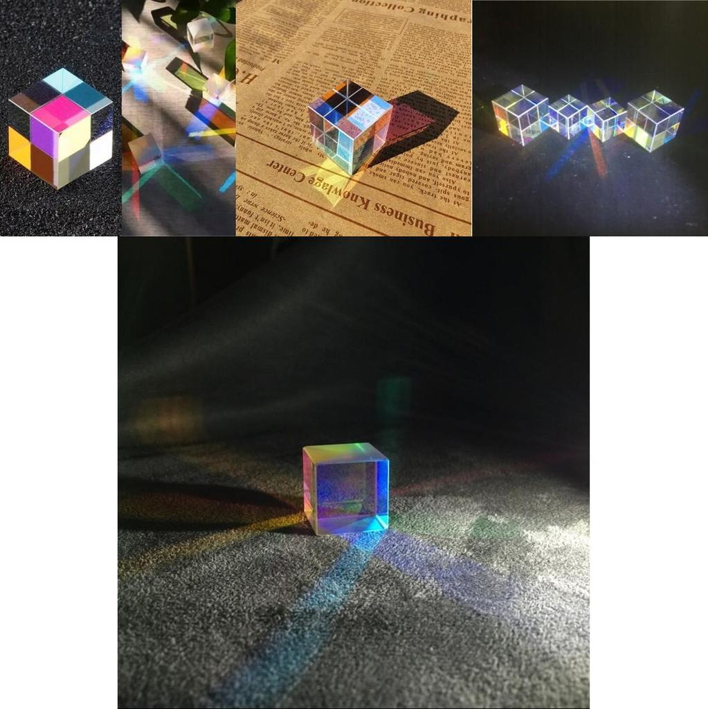 Sun Catcher Prism Cube With Refractive Light For Gift Giving And Home Decor