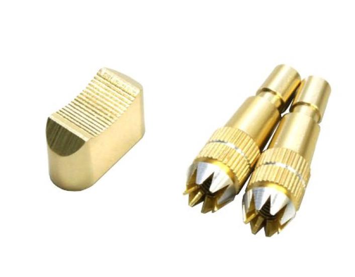 

Kyosho Aluminum Stick Switch Cap Set Radio Control Parts & (Gold) A0751FS-01G