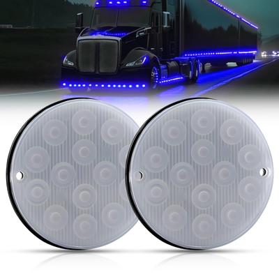 Ygmylandbb LED Seitenmarkierer, Hohe Helligkeit 14 LEDs, LKW Seitenmarkierer, Blinkeffekt-Markierer