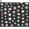 Fashionabla julsnöflingor Snowman 3D Nail Art Sticker Decal Girl fingernagel tillbehör