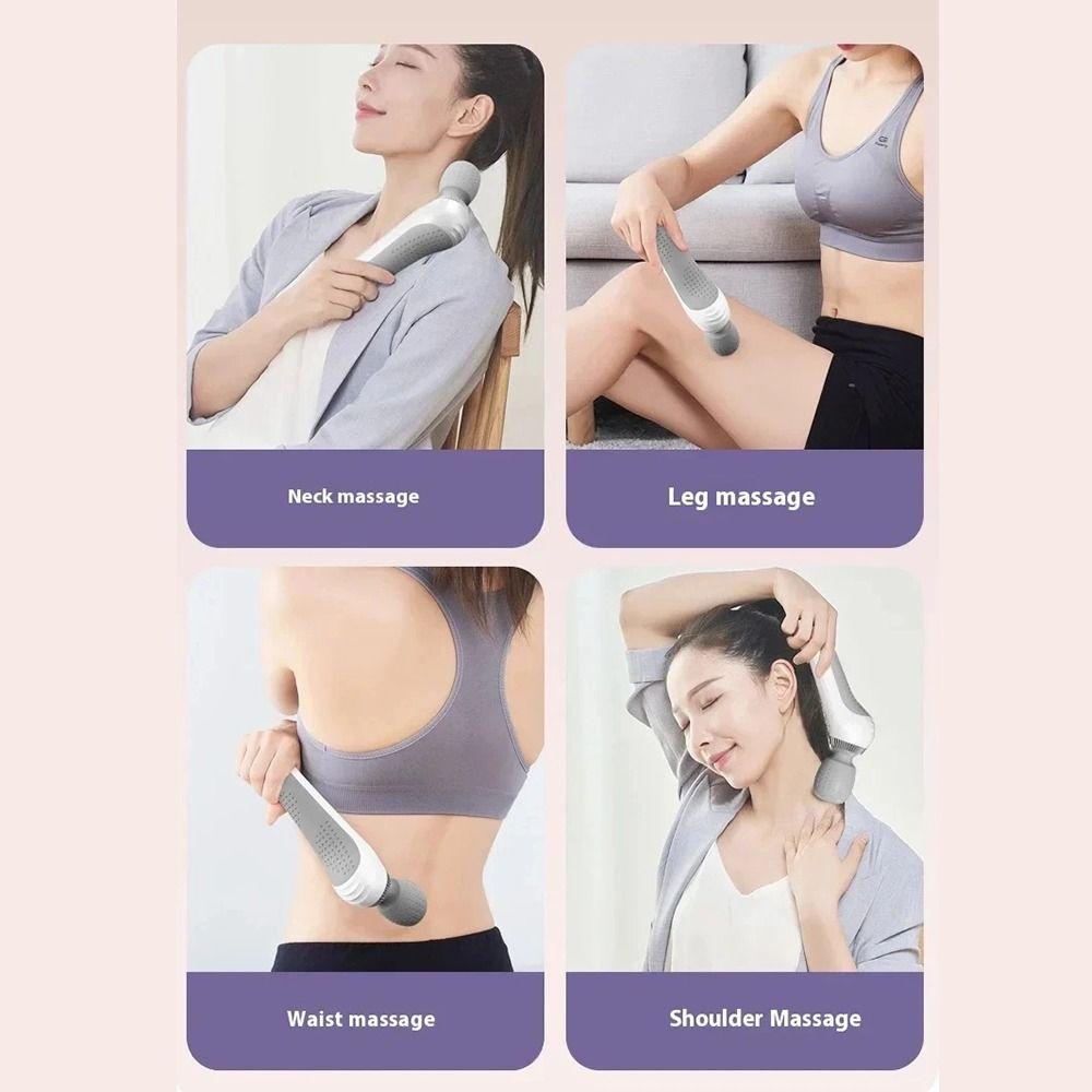 USB Rechargeable Handheld Massage Device High-Frequency Vibration Deep Tissue Massager Massagers