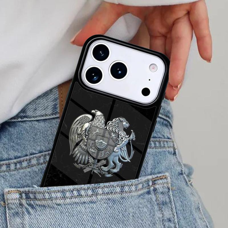 Armenian Flag soft Phone Case for iPhone 16e 15 14 13 12 17 Pro Max Plus Air 17pro Cover Coque