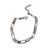 Stylish Hollow Chain Bracelet Unique Wrist Jewelry Fashion Splicing Bracelet Alloy Texture Suitable for Fashion Men