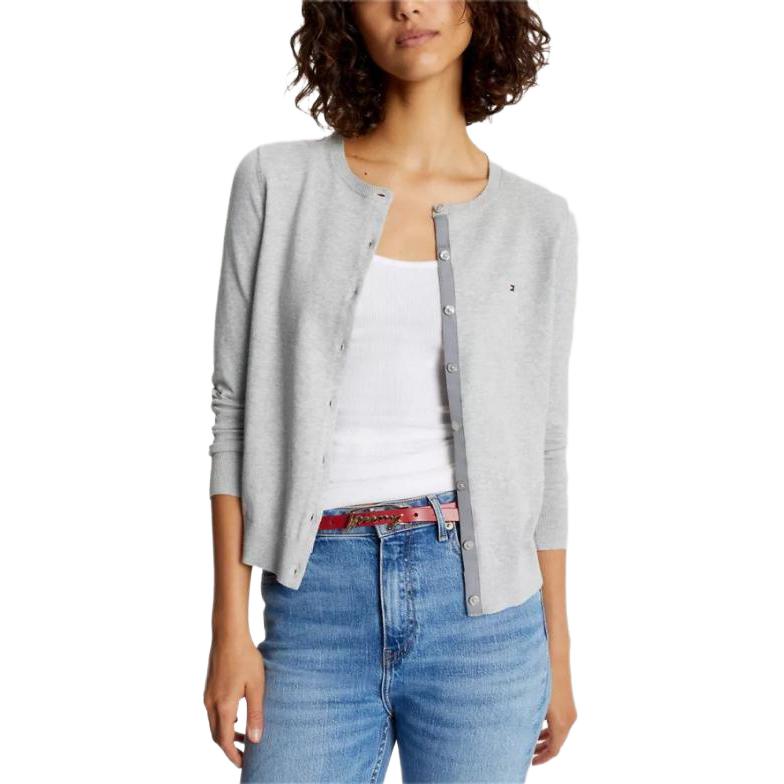 Tommy Hilfiger Solid Button-Up Cardigan Sweater