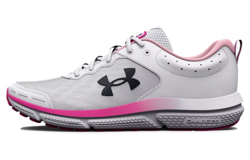 Under Armour Wmns Charged Assert 10 White Rebel Pink 38.5