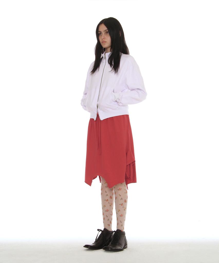 Partimento Woman Reverse T-Shirt Midi Skirt_Chili