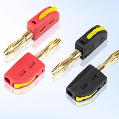 100cm Flexible Silicone Test Cables 4mm Safety Banana Plugs V0 Flame Retardant Suitable For Electrical Testing Equipment