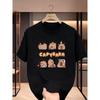 European Sizes Children's Summer Short-Sleeve T-Shirt, Cartoon Print Top for Boys and Girls, Featuring a Cute Design, Suitable for Outings and Daily