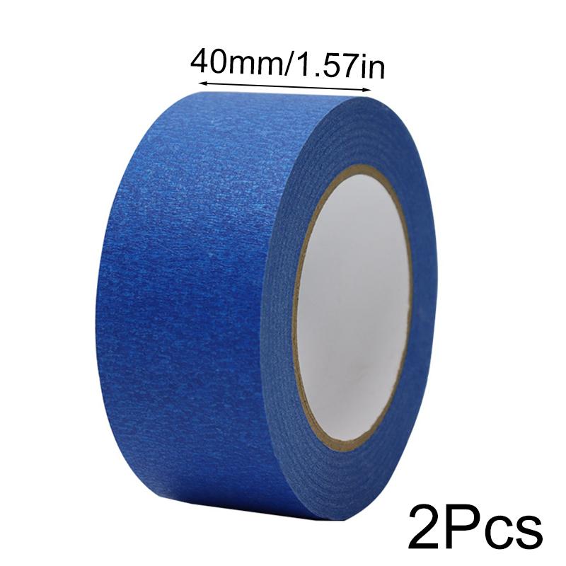 2/6/10Roll Home Security Masking Easy Removal Blue Multi-surface Construction Paint Tape 20M/Roll Wall Painting