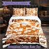 Personalized 3Pcs Bedding SetHaikyuu Custom Text Duvet Cover Pillowcase Set Bedroom Gift