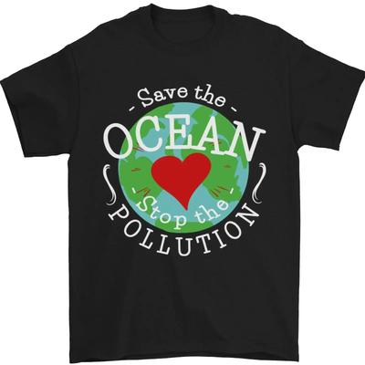 Environunisext Save The Ocean Stop Pollution Herren T Shirt 100 Baumwolle Vintage Fashion Soft Slightly Versatile