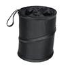 Black Car Trash Can Pack Bag Waterproof Car Trash Bag for Little Leak Proof Cooler Bag- Car Garbage Bag with Side Pocket Zr