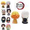 Demon Slayer 8pcs Tanjirou Nezuko Zenitsu Inosuke Pvc Figures Model Set Gift Fan
