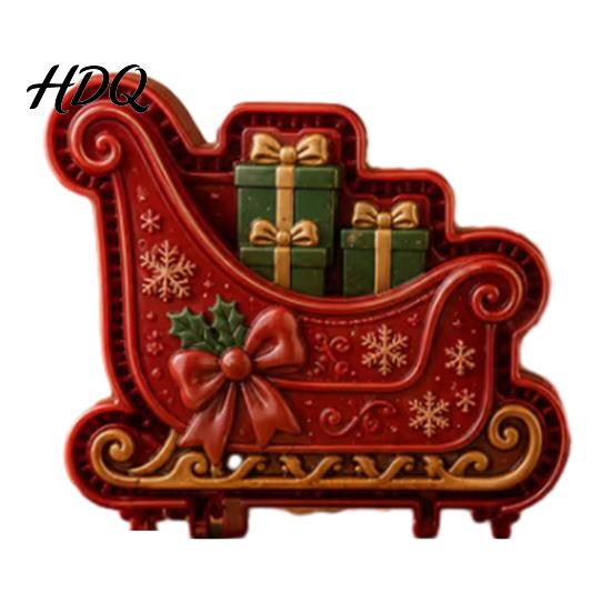 Gadget per la Cottura Fai-da-te in Cucina Stampo Mini Torta di Natale per Torte a Mano Casa Pan di Zenzero Festivo Babbo Natale Stampi per Biscotti dalla Forma Carina Strumenti a Pressione