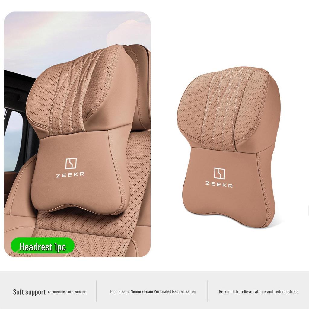 Zeekr 001/009/007 Car Headrest Neck & Lumbar Support Pillow Cushion
