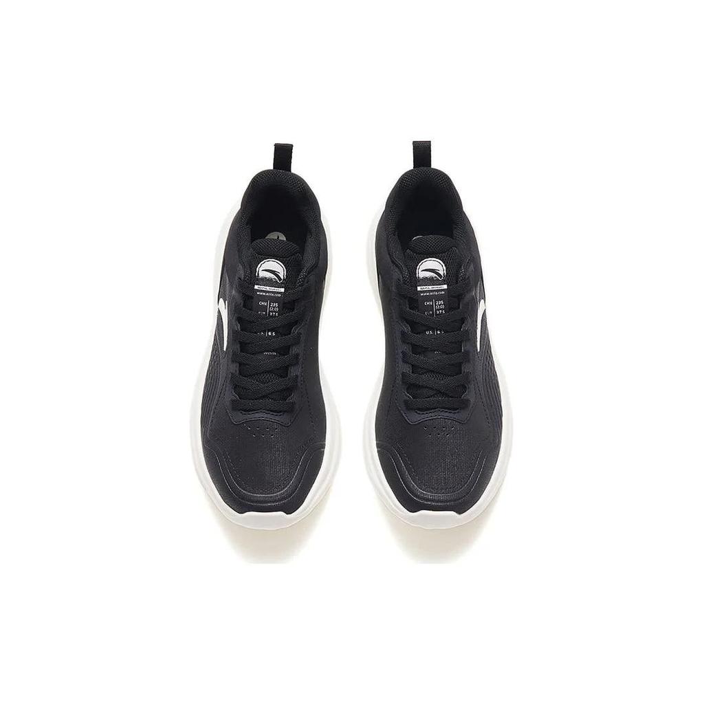 Anta Sports Comfortable Shock Absorption Low Top Training Shoes Women Sneaker Black 122337793-4
