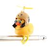 Creative Duck Bicycle Bell Ornaments Cycing Accessories Yellow Helmet Ducks Bicycle Ring Bell Mtb Road Bike Horns