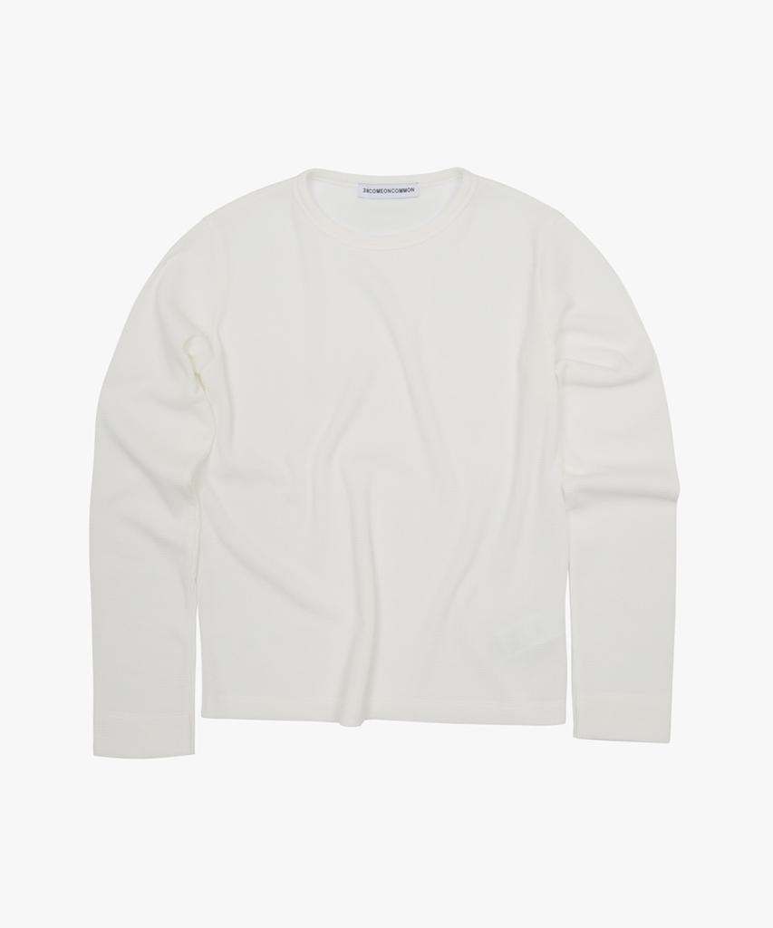 38COMEONCOMMON Waffle Regular Long Sleeve (Cloud)