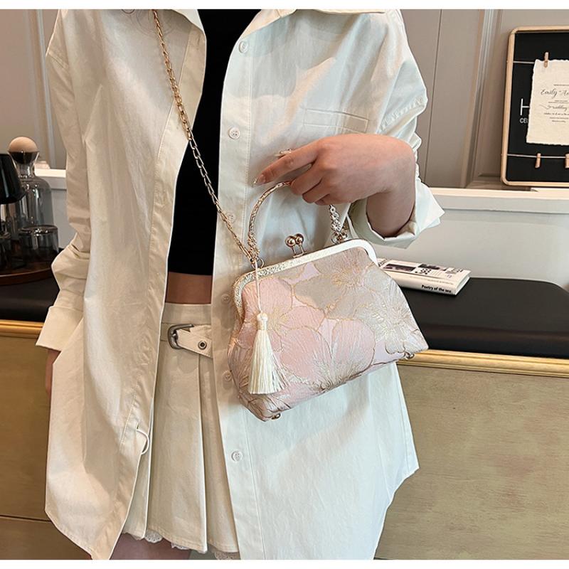 Chinese Style Embroidered Crossbody Single Shoulder Bag Elegant Handbag Shopping Wedding Party Evening Luxury Women Clutch Bags