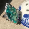 Women 'S Water Drop Zircon Stone Finger Ring Modish Fashionable Temperament High End High End Jewelry European American Banquet AccessoriesFashion