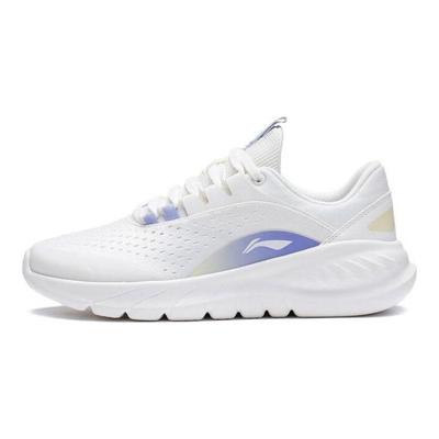Eazgo Durable Breathable Low-Top Running Shoes Women Sneaker White Purple ARST036-1