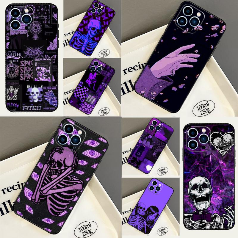 Purple Aesthetic Phone Case For Xiaomi Redmi Note 14 Pro 13 11 9 10 12 15 Pro Plus 10C 12C 13C 14C 15C Cover