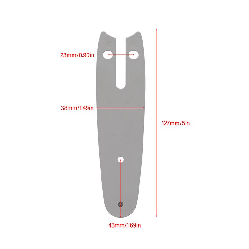 4/6 Inch 28/37 DRIVE LINKS Gold Chain Guide Electric Chainsaw Chains and Guide for Logging Pruning Semi Chisel Electric Chainsaw