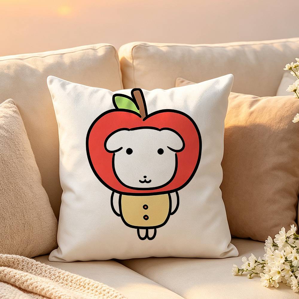 Kawaii Gganadi Dog Pillow Case Pattern Printed Pillowcase For Living Room Sofa Cushion Cover
