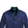 Polo Ralph Lauren Solid Color Mock Neck Half Zip Pullover Long Sleeve Sweatshirt Men sweatshirt Blue 710877001-004