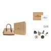 Coach Darcie 26 Logo Color Block Coated Canvas And Leather Shoulder Crossbody Tote Bag Medium Women handbags Khaki CS553-IMWQ4