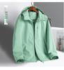 Men's Custom Windproof Waterproof Autumn Windbreaker with Logo Embroidery
