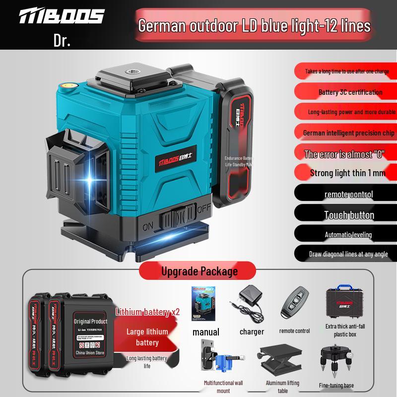High-Precision Outdoor Anti-Drop Infrared Leveler