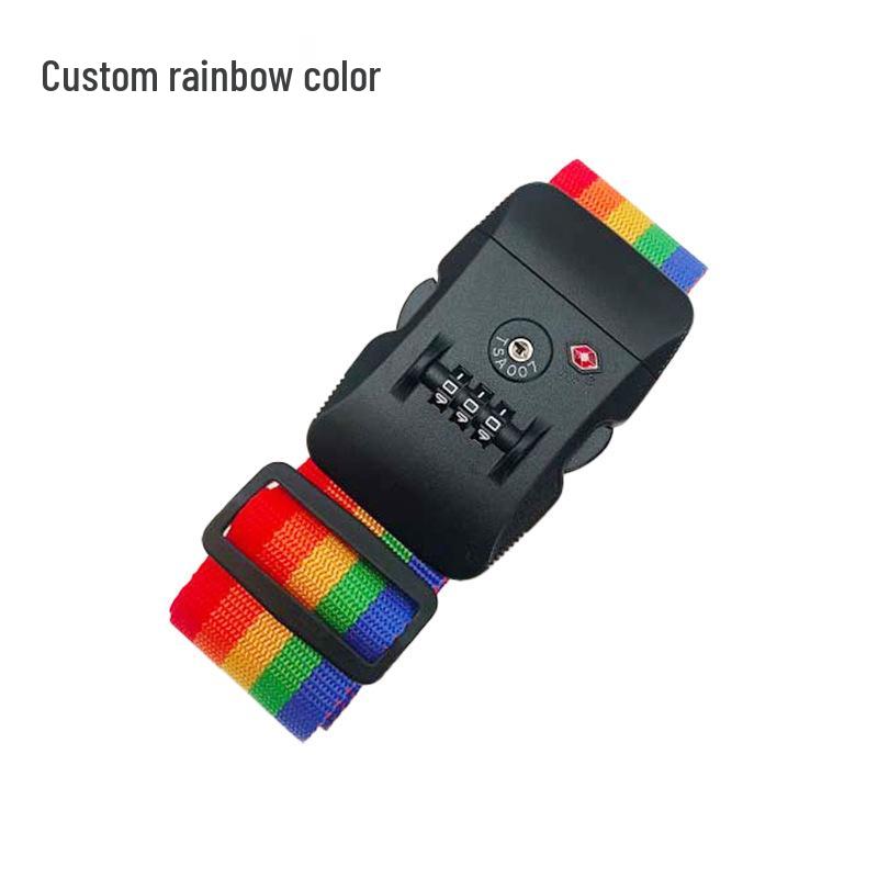 Secure Polypropylene TSA Lock Luggage Strap with Buckle for Cross-Border Travel