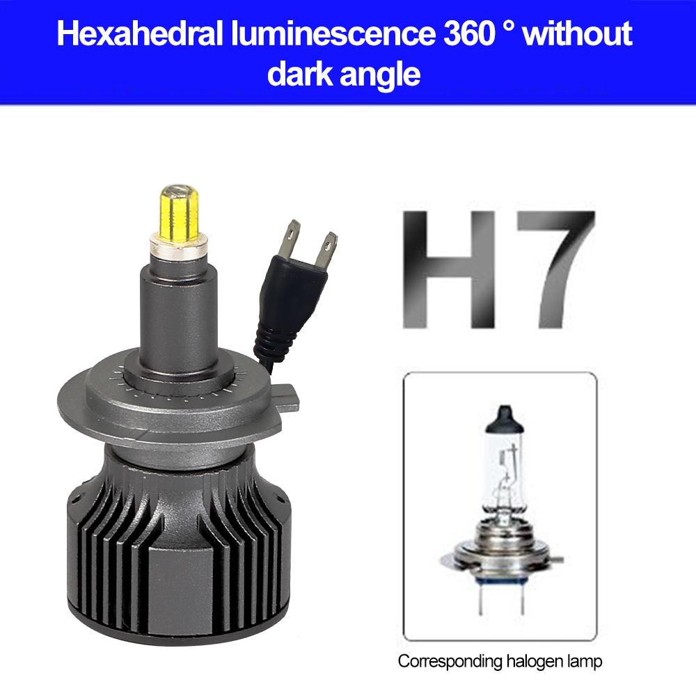 

Автомобильные светодиодные лампы для фар H7 LED H11 9005 9012 Автомобильные светодиодные противотуманные лампы 72 CSP чипа 120 Вт 20000 лм 6000 К 12 В