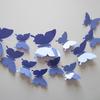 New Gossip Girl Same 12Pcs/Set 3D Butterfly Wall Stickers Living Room Butterflies Decors For Home Fridge Decoration