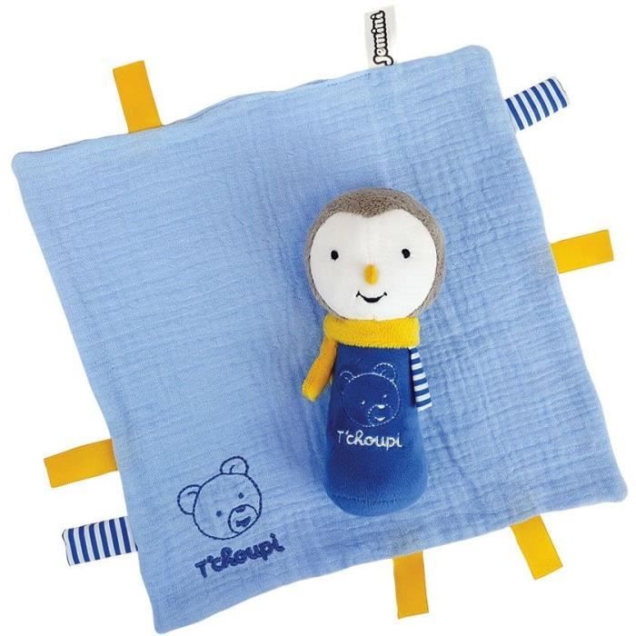 T'choupi Baby Birth Box with Soft Toy and Rattle Plush +/- 25 Cm - JEMINI - Ideal for a Birth Gift.