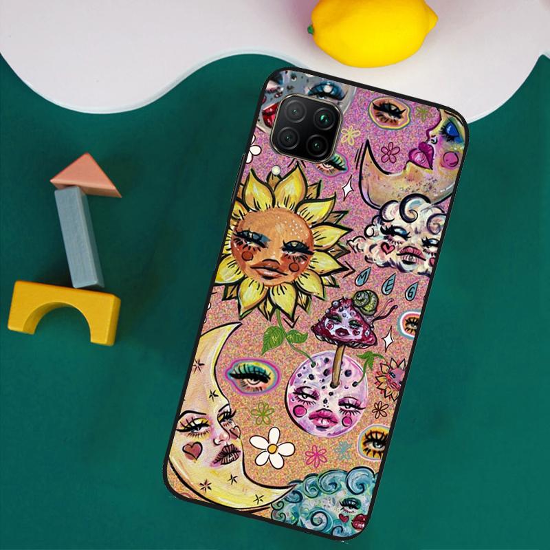 Indie Hippie Art For Huawei Nova 11i 12s 12i 8i 7i Y73 Y70 Y90 Y60 Y72 Y61 Y91 9 10 SE P30 Pro P40 Lite Case