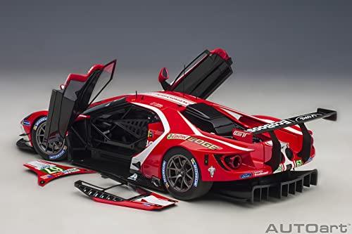 AUTOart 1/18 Scale Finished Model 81911 Ford GT 2019 #67 Le Mans 24 Hours LMGTE Pro Class Red/White