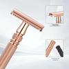 Platinum Double-Edged Safety Razor for Home Shaving