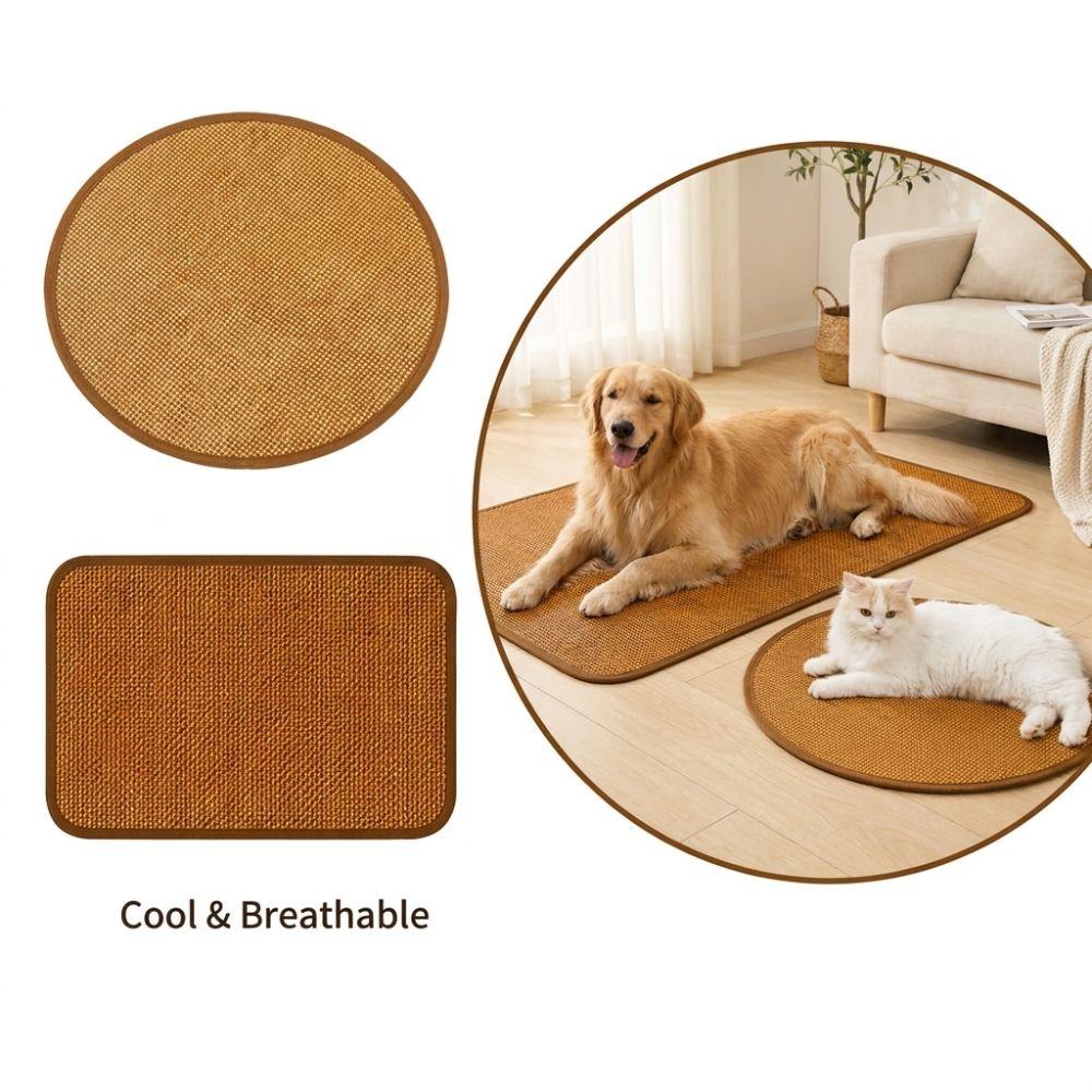 Breathable Cat Bed Mat Washable Summer Sleeping Pad New Pet Cooling Mat  Sleeping Area
