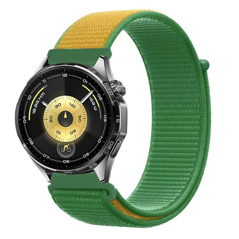 22mm 20mm Nylonarmband für Huawei Watch 5 4 GT6 GT6 Pro GT5-4-3 46mm Armband im Flaggen-Stil Amazfit Bip 6 Active 2 Balance 2 Correa