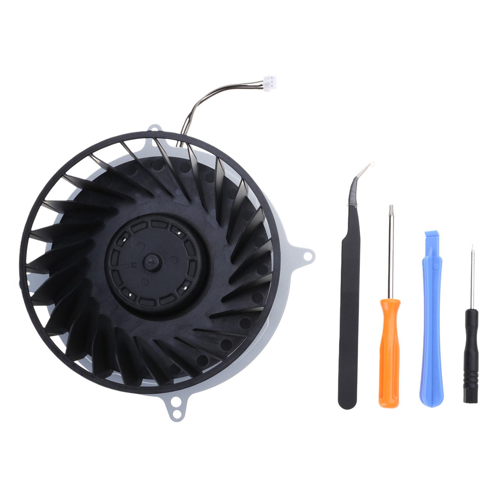 

Сверхтихий радиатор для консолей PS5, внутренний радиатор, вентилятор охлаждения, 17 лопастей, встроенный вентилятор охлаждения с 23 лопастями